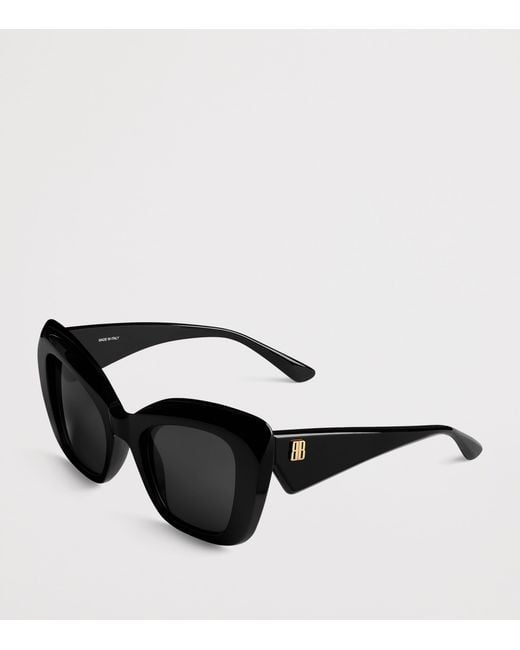 Balenciaga Black Diva Butterfly Sunglasses