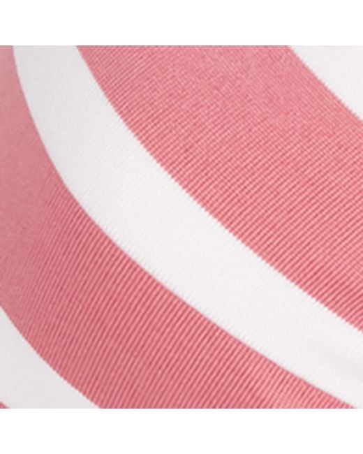 Heidi Klein Pink Striped Tramonti Bikini Top