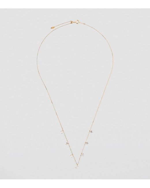 PERSÉE White And Diamond 7-Stone Danaé Necklace