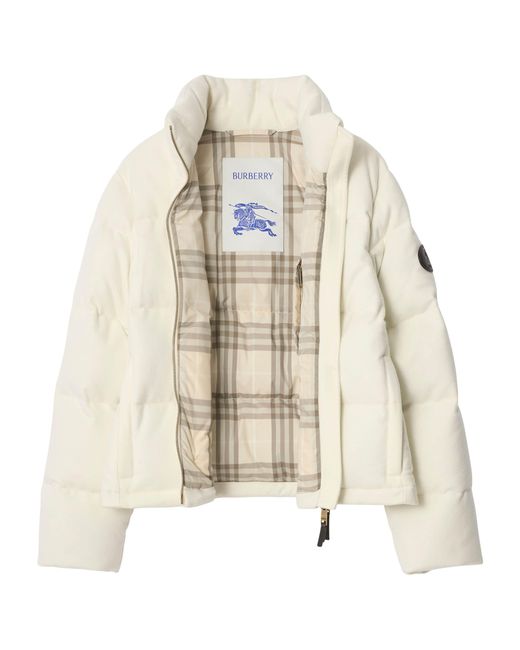 Burberry Natural Cashmere Puffer Jacket