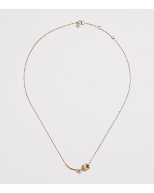 Annoushka Metallic And Spinel Tulips Chain Necklace