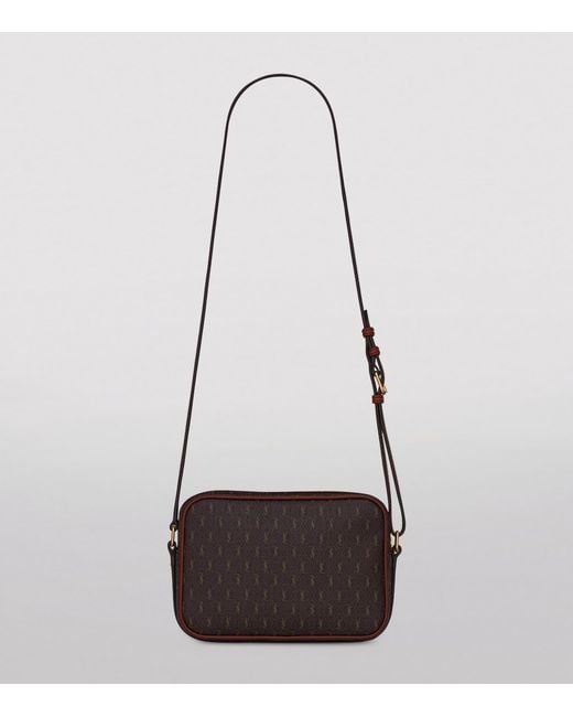 Saint Laurent Brown Medium Monogram Camera Bag for men