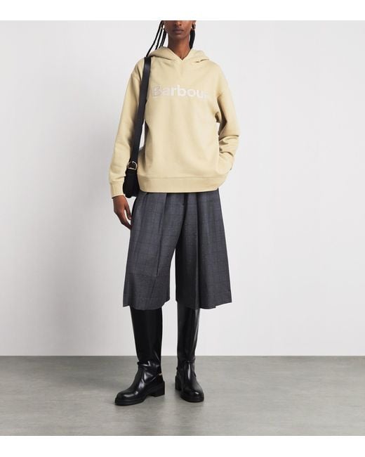 Barbour Natural Cotton Logo Hartland Hoodie