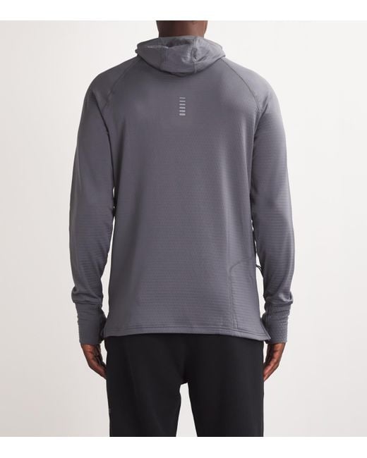 Under Armour Gray Technical Launch Elite Hoodie for men