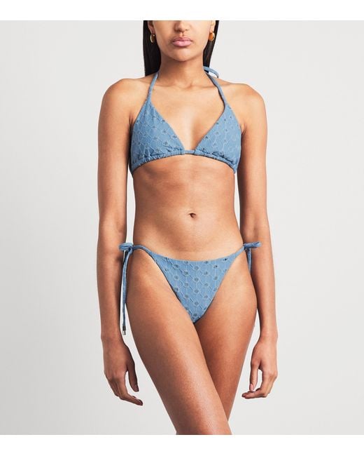 Devon Windsor Blue Eadie Tie Bikini Briefs