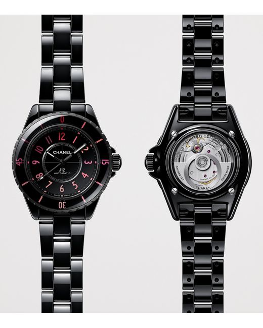 Chanel Black Ceramic And Steel J12 Blush Calibre 12.2 Watch