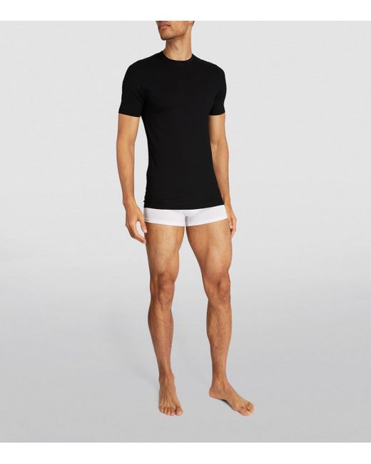 Zimmerli of Switzerland Black Stretch-Modal Pureness T-Shirt for men