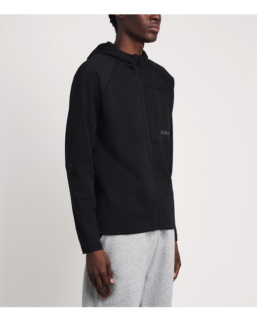 Pulco Studios Blue Full Zip Training Hoodie for men