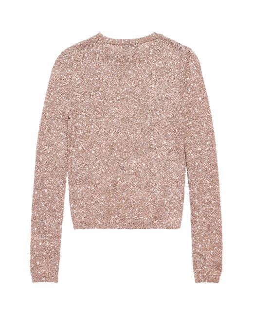 Balenciaga Pink Sequinned Sweater