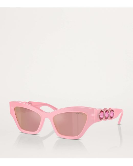 Swarovski Pink Acetate Sk6021 Sunglasses