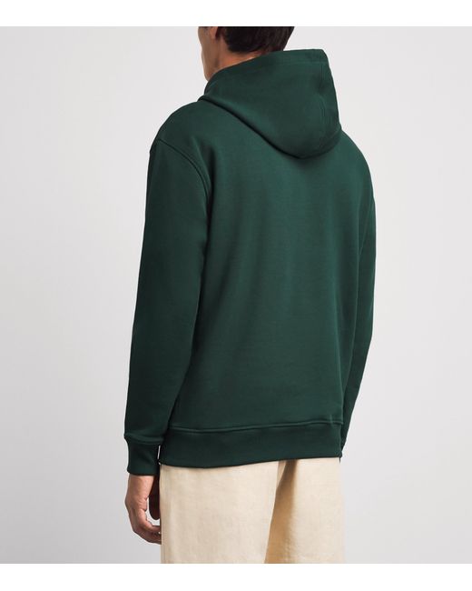 AMI Green Ami De Coeur Hoodie for men