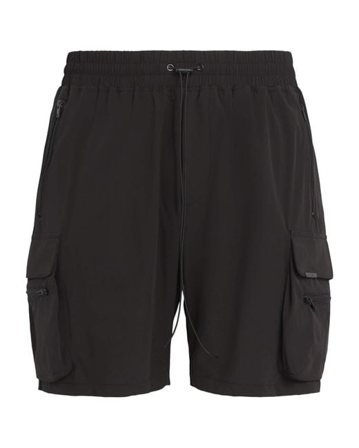 REPRESENT 247 Black 247 Cargo Shorts for men