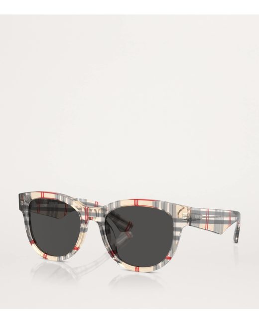 Burberry Gray Acetate Be4432U Sunglasses