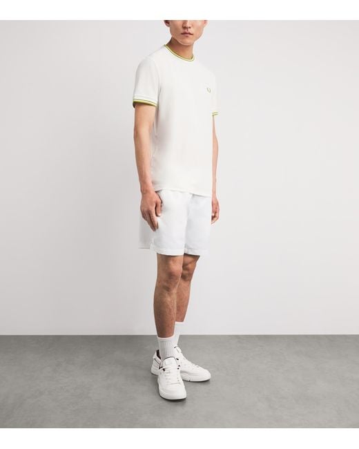 Fred Perry White Tennis T-Shirt for men