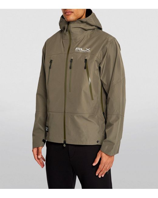 RLX Ralph Lauren Patrol Windbreaker Jacket in Green for Men | Lyst UK