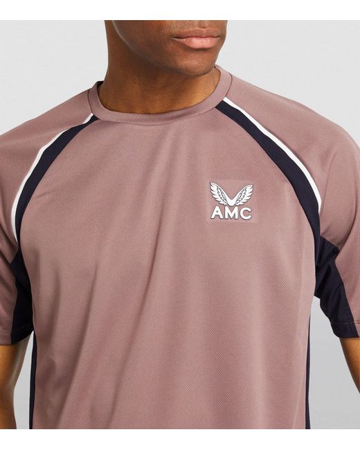 Castore Purple Amc Airex Aeromesh T-shirt for men