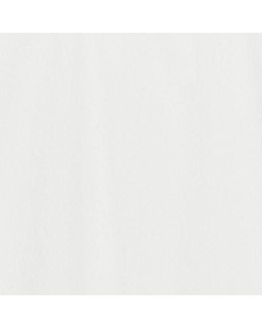 Saint Laurent White Cotton One-Shoulder Mini Dress
