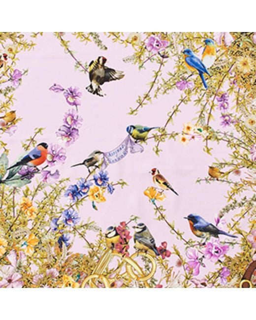 Aspinal Metallic Silk Edwardian Garden Scarf