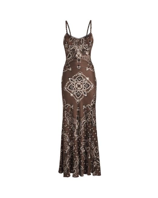 sandro brown dress Sandro