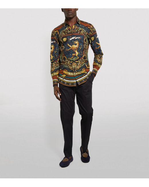 Dolce & Gabbana Black Tailored Trousers for men