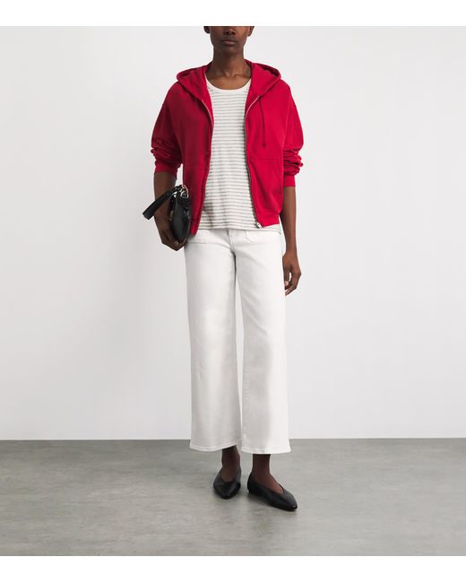 FRAME White Le Slim Palazzo High-Rise Wide-Leg Jeans