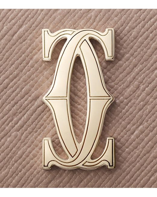 Cartier Natural Leather C De Mini Wallet