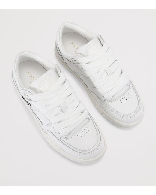 Kurt Geiger White Leather Hatton Sneakers