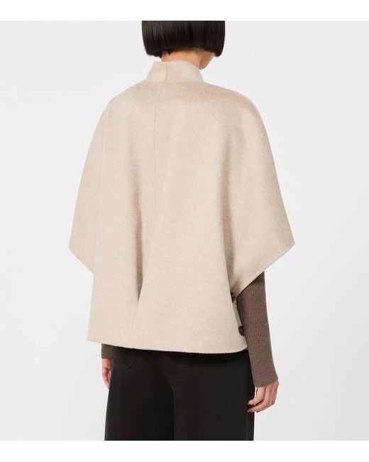 Max Mara Natural Cashmere Cape