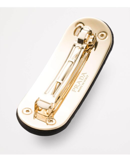 Prada Black Re-Nylon Hair Clip