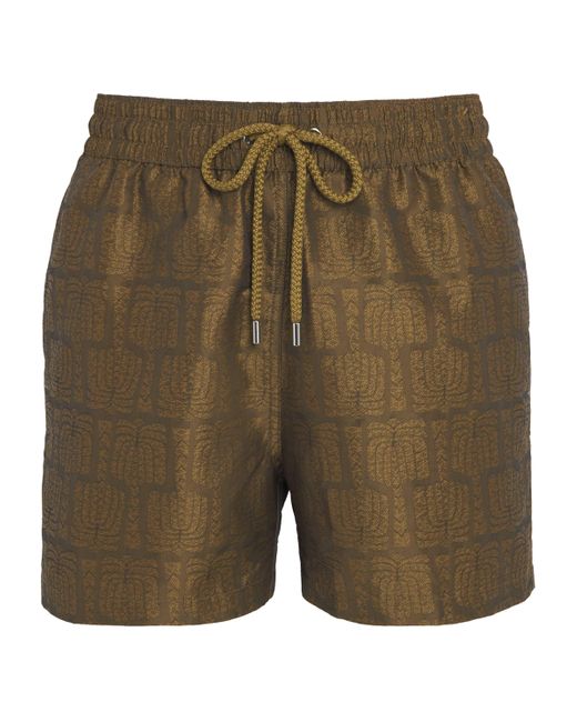 Frescobol Carioca Green Palmeria Rio Swim Shorts for men
