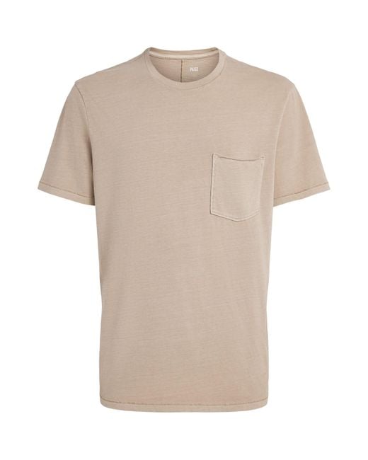 PAIGE White Cotton Ramirez T-Shirt for men