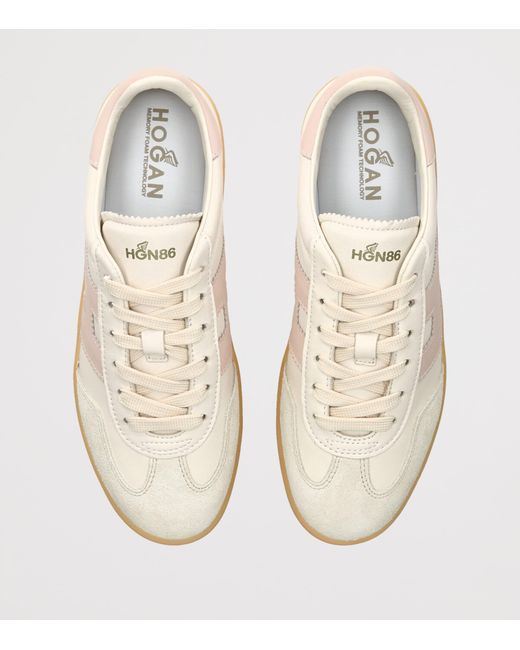 Hogan Natural Leather Cool Sneakers for men