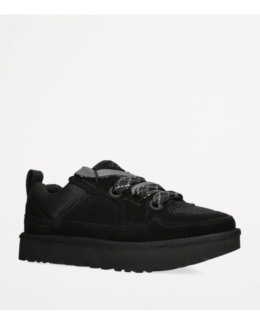 Ugg Black 'Lo Lowmel' Low-Top Sneakers for men