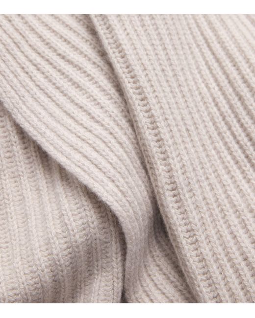 LeKasha White Organic Cashmere Lisboa Sweater