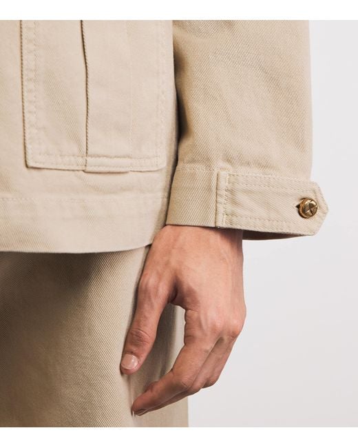 Blazé Milano Natural Nariida Sahariana Denim Jacket