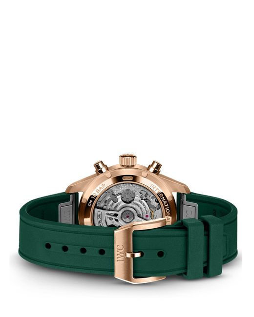 Iwc Green Rose Pilot'S Chronograph Watch for men