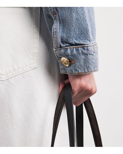 Anine Bing Blue Blanche Denim Jacket