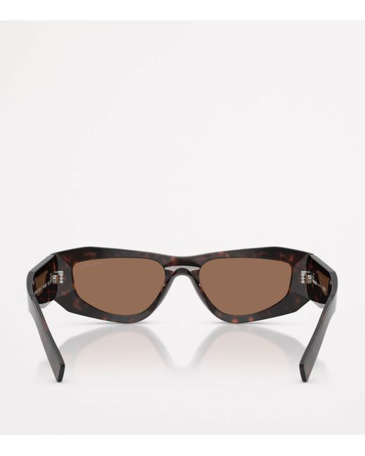 Prada Brown Acetate Pr B19S Sunglasses for men