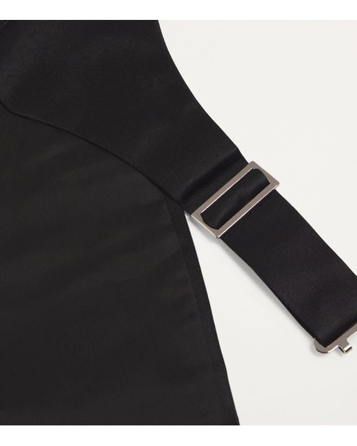 Giorgio Armani Black Silk Cummerbund for men