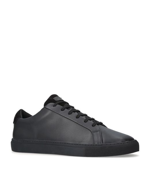 Kurt Geiger Leather Donnie Low-top Sneakers in Black for Men - Lyst