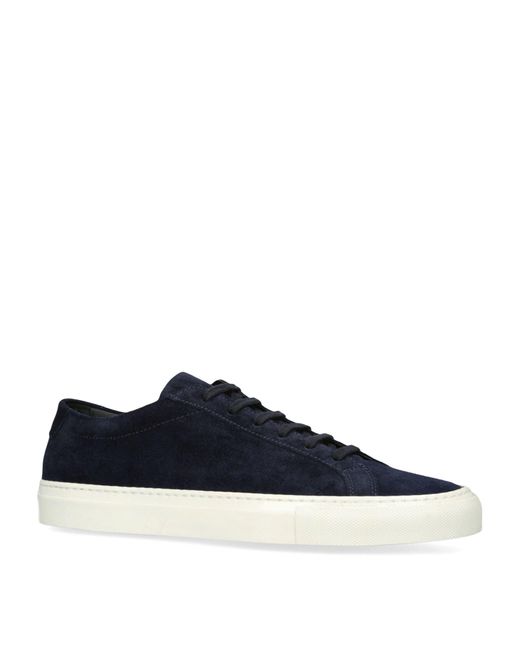 Common Projects Blue Suede Achilles Sneakers for men
