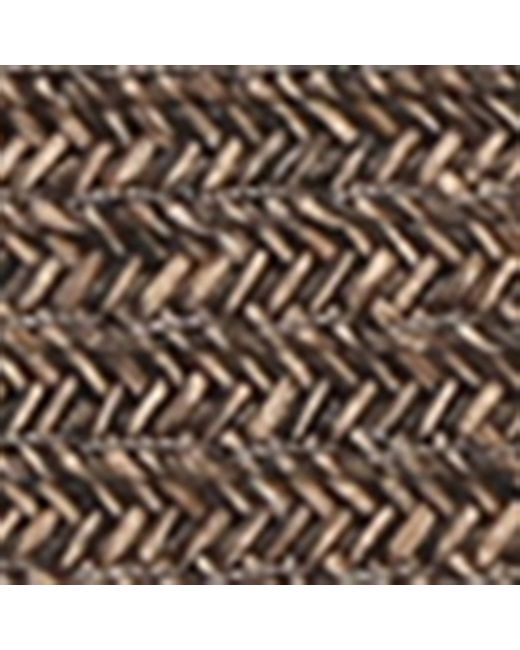 Alaïa Brown Raffia Cube Wedge Sandals 75