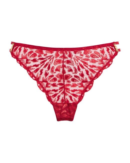 Aubade Red Cotton Crazy