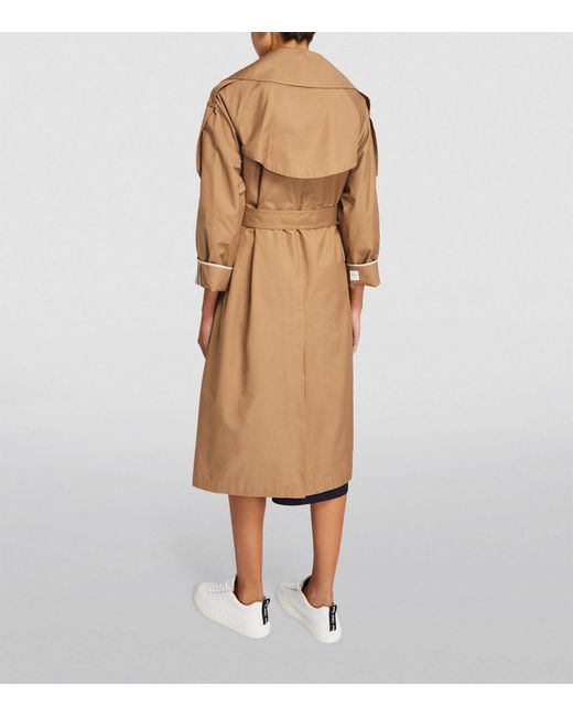 Max Mara Brown Oversized Belted Trench Coat