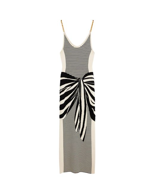 Schiaparelli White Trompe-L'Oeil Maxi Dress