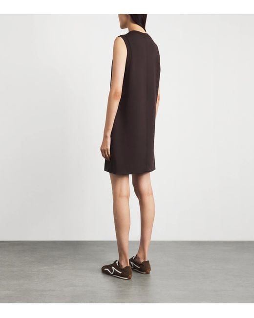 Varley Brown Elba Sleeveless Mini Dress