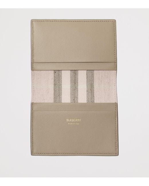 Burberry Natural Leather Bloomsbury Card Holder