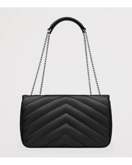 Saint Laurent Black Loulou Medium