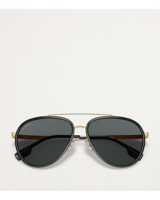 Burberry Gray Metal 0Be3125 Sunglasses for men