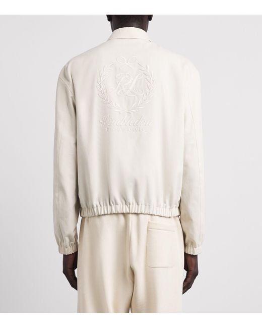 Ralph Lauren White X Wimbledon Forsythe Reversible Jacket for men
